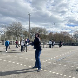 Baldwin Harbor Park - That's me, Gail B, practicing my swings