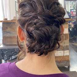 Gorgeous updo that held up through the night