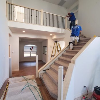 One Stop Woodworks - Upper rails going in - Flooring Near Me One Stop Woodworks - Upper rails going in - Flooring Near Me