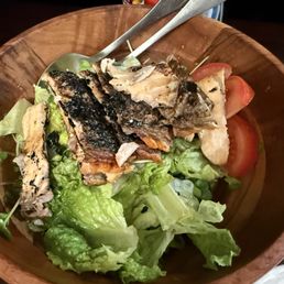 Salmon Skin Salad Dinner