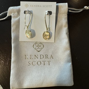 Kendra Scott - Daphne Wire Drop Gold Earrings in Iridescent Abalone - Jewelry Near Me - Pearland, Texas