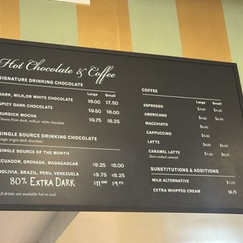 L.A. Burdick Handmade Chocolates - Menu (May 2026) - Desserts Near Me - Boston, Massachusetts