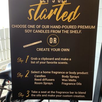 The Candle Mercantile - Big sign with candle making instructions - Candle Stores Near Me - Lake Geneva, Wisconsin The Candle Mercantile - Big sign with candle making instructions - Candle Stores Near Me - Lake Geneva, Wisconsin