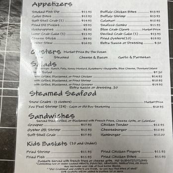 Posey's Steam Room & Oyster Bar - Menus - Seafood Near Me - Panacea, Florida Posey's Steam Room & Oyster Bar - Menus - Seafood Near Me - Panacea, Florida
