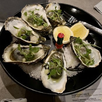 Oak - 1/2 dozen oak oysters - New American Near Me - Laguna Beach, California