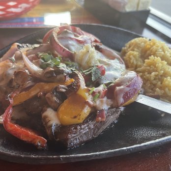 Julio's Mexican Grill - Monterey Asada! Grilled Beef Skirt Steak with onions, mushrooms, peppers & Monterey Pepper Jack Cheese! - Mexican Near Me - Magnolia, Texas Julio's Mexican Grill - Monterey Asada! Grilled Beef Skirt Steak with onions, mushrooms, peppers & Monterey Pepper Jack Cheese! - Mexican Near Me - Magnolia, Texas