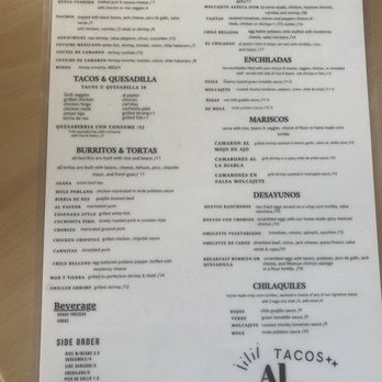 Al Chile - Menu - Mexican Near Me - San Fernando Valley, California