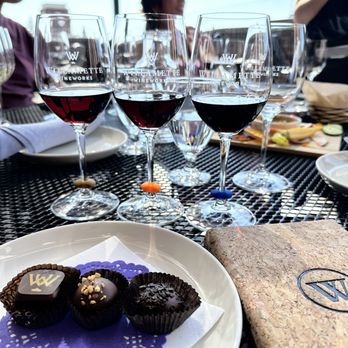 Willamette Wineworks - $23 Wine & Chocolate Pairing - three 2 ounce pours and three chocolates - Wineries Near Me - Folsom, California
