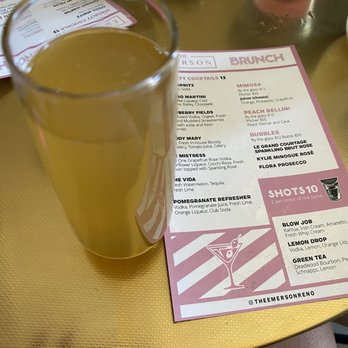 The Emerson - Peach Bellini - Cocktail Bars Near Me - Reno, Nevada The Emerson - Peach Bellini - Cocktail Bars Near Me - Reno, Nevada