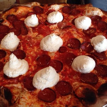 Coalfire Pizza - Pepperoni and whipped ricotta pizza - Pizza Near Me - Chicago, Illinois