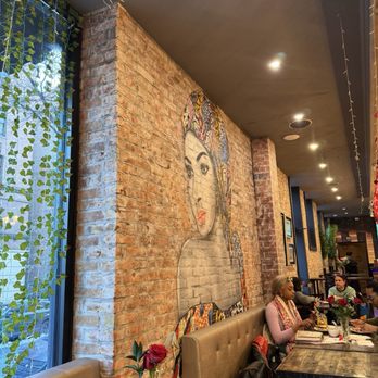 Havana Heights - Lovely mural inside the restaurant - Cuban Near Me - New York, New York Havana Heights - Lovely mural inside the restaurant - Cuban Near Me - New York, New York