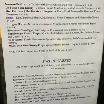 La Crème Cafe - Crèpe menu - Creperies Near Me - Sherman Oaks, California La Crème Cafe - Crèpe menu - Creperies Near Me - Sherman Oaks, California