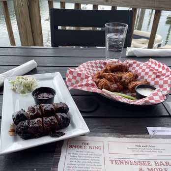 Calhoun's - Thunder Road wings and Bacon Wrapped Beef Brisket Burnt Ends - Barbeque Near Me - Lenoir City, Tennessee