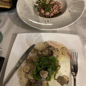 Life - Sea bass carpaccio , Calamari - Italian Near Me - Rome, RM Life - Sea bass carpaccio , Calamari - Italian Near Me - Rome, RM