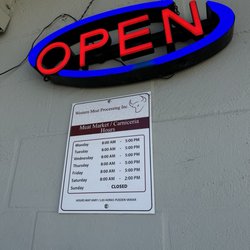 Western Meat Processing - Business hours