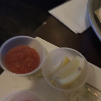 John Doe Craft Bar & Kitchen - So little cocktail sauce and lemon (for the raw oysters) - New American Near Me - New York, New York John Doe Craft Bar & Kitchen - So little cocktail sauce and lemon (for the raw oysters) - New American Near Me - New York, New York