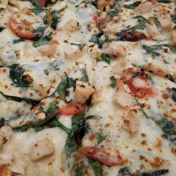 Mama Mia Pizzeria - Chicken Florentine specialty pie. Also 20 bucks after tax. It's only 14 inches and each slice is quite small. - Pizza Near Me - Myrtle Beach, South Carolina Mama Mia Pizzeria - Chicken Florentine specialty pie. Also 20 bucks after tax. It's only 14 inches and each slice is quite small. - Pizza Near Me - Myrtle Beach, South Carolina