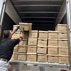 First Response - Loading the shredder truck