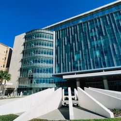 Wolfson Children's Hospital - Outside Wolfson's. Left side of building is NICU and PICU floors.