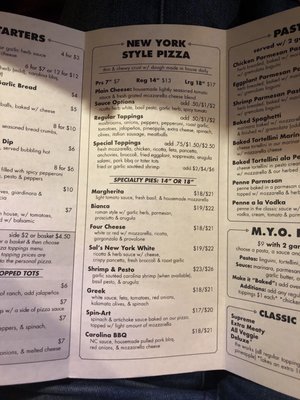 Menu photo 5 Sal's New York Pizza Kill Devil Hills, NC Menu photo 5 Sal's New York Pizza Kill Devil Hills, NC