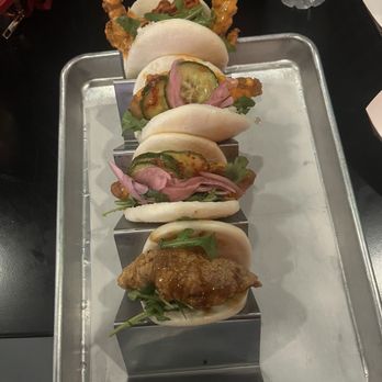 The Bao Spot - Top to bottom The Rebel, The Cosmic Fish (x2), "THE" Fried Chicken - Asian Fusion Near Me - Orlando, Florida The Bao Spot - Top to bottom The Rebel, The Cosmic Fish (x2), "THE" Fried Chicken - Asian Fusion Near Me - Orlando, Florida