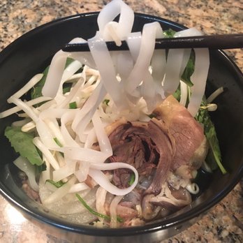 Pho Lovers - #17: Pho w/Rare Steak, Brisket, Flank, Tendon, Tripe (Large/$13.50 + $0.75 Fresh Flat Rice Noodle)- 3/5 stars - Vietnamese Near Me - Sunnyvale, California Pho Lovers - #17: Pho w/Rare Steak, Brisket, Flank, Tendon, Tripe (Large/$13.50 + $0.75 Fresh Flat Rice Noodle)- 3/5 stars - Vietnamese Near Me - Sunnyvale, California