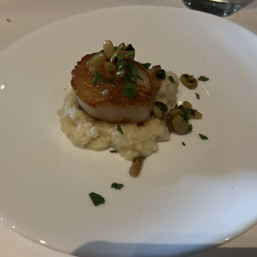 Campagnola - Diver Scallop (came with two, the staff gave each of us a plate of it). - Italian Near Me - Evanston, Illinois Campagnola - Diver Scallop (came with two, the staff gave each of us a plate of it). - Italian Near Me - Evanston, Illinois