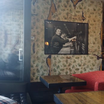 Elaine's Coffee Call - A call lady pic on the wall - Cafes Near Me - Chicago, Illinois