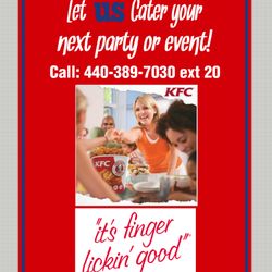 KFC - We cater! Give us a call!