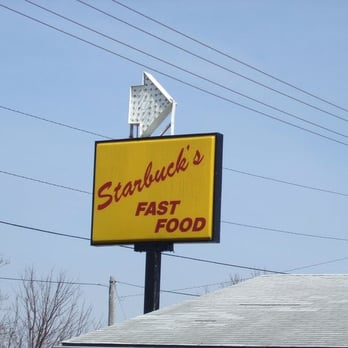 Starbuck's - a sign for a fast food restaurant - Ice Cream & Frozen Yogurt Near Me - Nevada, Iowa
