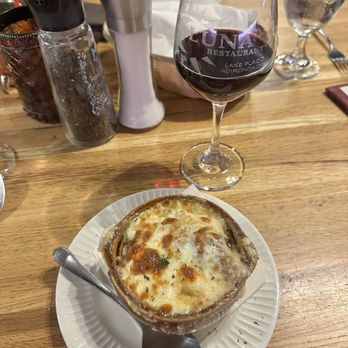 Luna Restaurant - French onion soup - New American Near Me - Lake Placid, New York