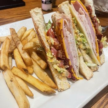 Rock Bottom Restaurant & Brewery - BREWER'S CLUB SANDWICH - American Near Me - Colorado Springs, Colorado Rock Bottom Restaurant & Brewery - BREWER'S CLUB SANDWICH - American Near Me - Colorado Springs, Colorado