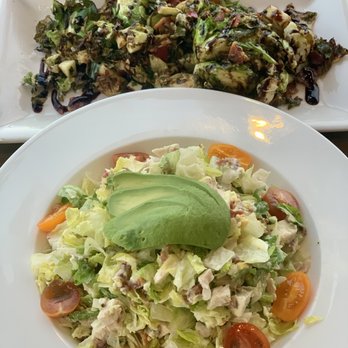 Rams Hill Restaurant - Cobb salad and Brussel sprouts. - New American Near Me - Borrego Springs, California Rams Hill Restaurant - Cobb salad and Brussel sprouts. - New American Near Me - Borrego Springs, California