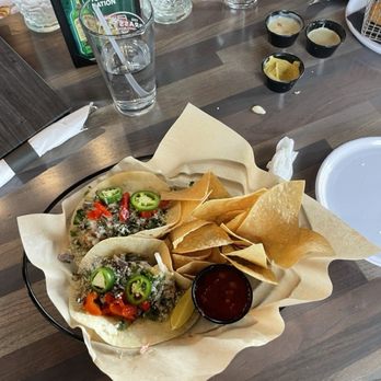 The Brass Tap - Blackened cod tacos - Sports Bars Near Me - Reno, Nevada The Brass Tap - Blackened cod tacos - Sports Bars Near Me - Reno, Nevada