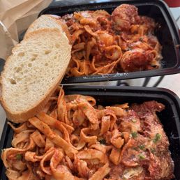 Shrimp Diablo and CHICKEN PARM and SPAGHETTI (1) with subbed fettuccine noodles. SHRIMP DIABLO SHRIMP Shrimp Diablo and CHICKEN PARM and SPAGHETTI (1) with subbed fettuccine noodles. SHRIMP DIABLO SHRIMP