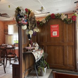 the interior of the restaurant