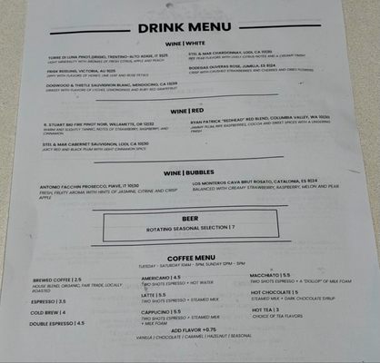 Menu photo 1 Zinnia Norfolk, VA