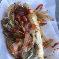 West Coast Phillyz - Santa Barbara with spicy jalapeños.