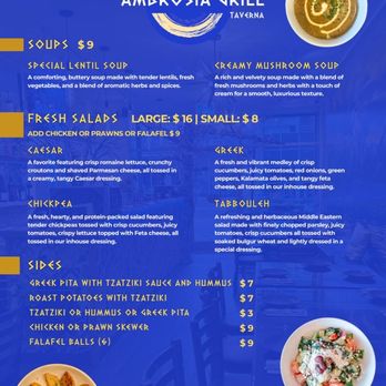 Ambrosia Grill Taverna - Greek Near Me - Salmon Arm, British Columbia Ambrosia Grill Taverna - Greek Near Me - Salmon Arm, British Columbia