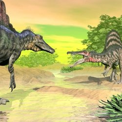 Dairy Queen Store - The dinosaurs i saw at the ice cream place fighting