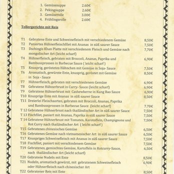 Asien-Restaurant Palawan - Speisekarte 1 - Restaurants Near Me - Biberach, BW