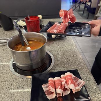 Legend Pot - Sliced lamb and beef belly - Hot Pot Near Me - Baton Rouge, Louisiana