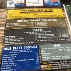 Log Cabin Smokehouse - Same prices
