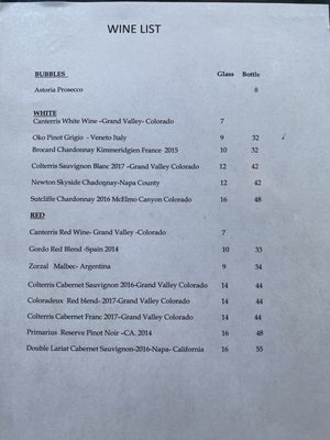 Menu photo 1 Prospector Rico, CO