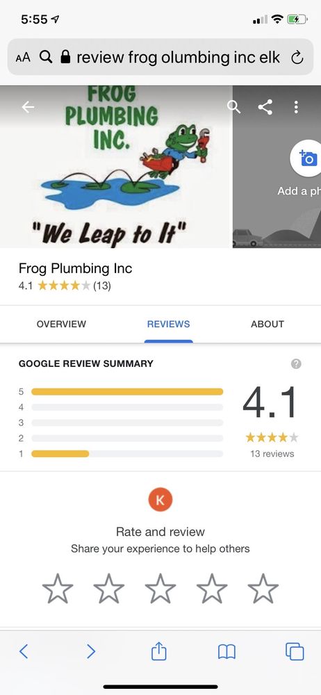 Slide of Frog Plumbing