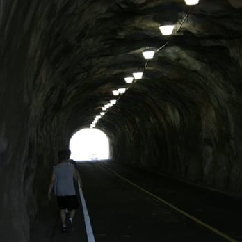 Diamond Head State Monument - The car tunnel before reaching the parking lot - Parks Near Me - Honolulu, Hawaii