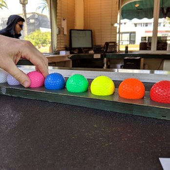Golf Gardens - Selection of balls - Mini Golf Near Me - Avalon, California