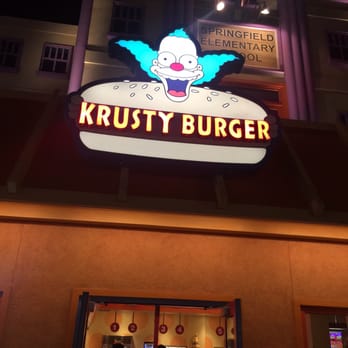 Krusty Burger - Burgers Near Me - Universal City, California Krusty Burger - Burgers Near Me - Universal City, California