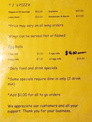Menu photo 2 Inn Between Granite City, IL