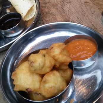 Curry Leaf Cafe - Cauliflower fritters - Indian Near Me - Brighton, BNH Curry Leaf Cafe - Cauliflower fritters - Indian Near Me - Brighton, BNH